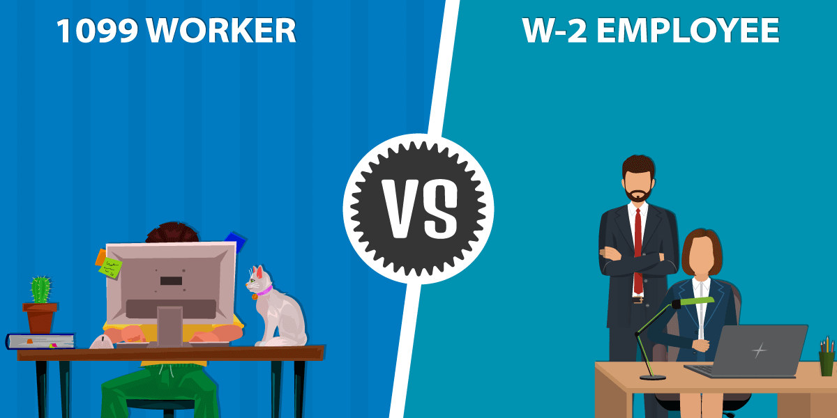 How to efficiently convert from 1099 to W2 and their differences