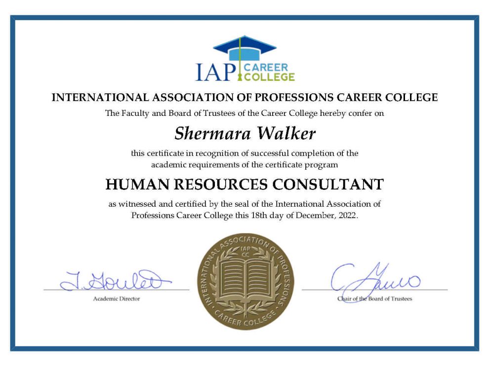 Certified HR Services: Our Certificates | SW HR Consulting